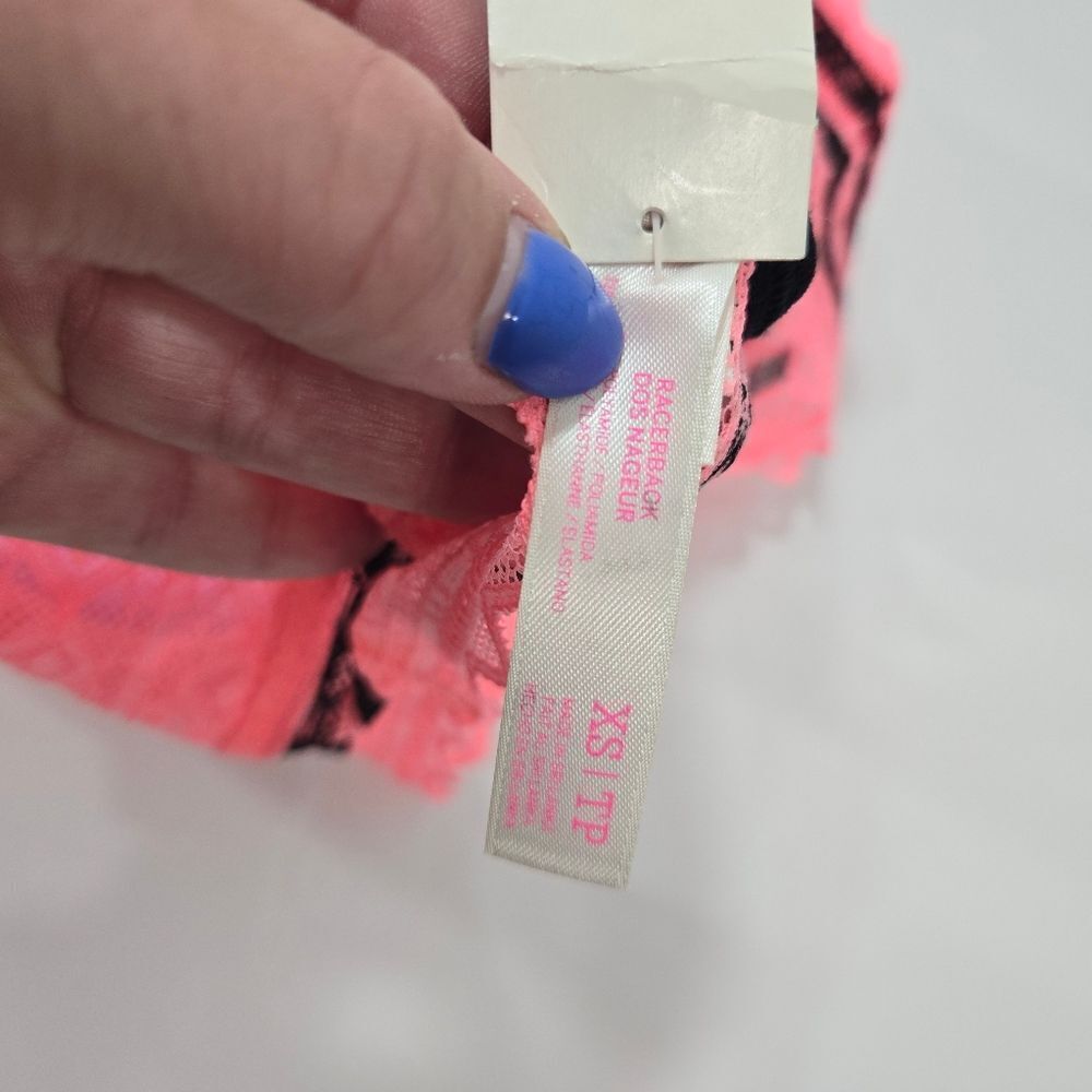 NWT PINK V. Secret racerback bright pink bra - Picture 13 of 15